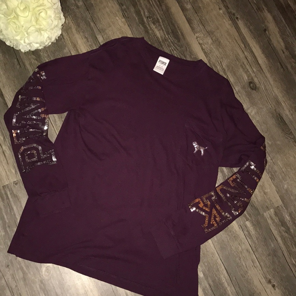 bling long sleeve shirt from PINK